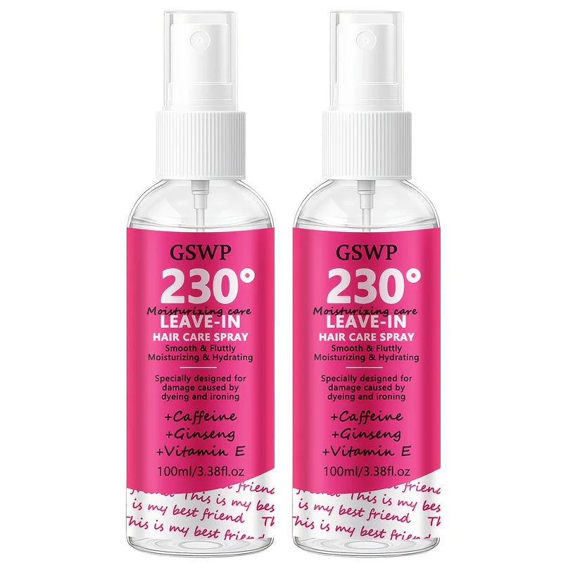 GSWP Hair Care Essential Oil Spray,Protects Hair From The Drying Effects Of Heat Styling Tools, Including Split Ends.100/200ml