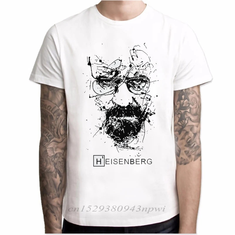 New Arrivals T Shirt Men Fashion printing Breaking Bad I Am The One Who Knocks Heisenberg Men Tee Short Sleeve hipster Tops