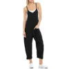 Combinaison Femme Tricot Casual - Pantalon Long Poches Bretelles