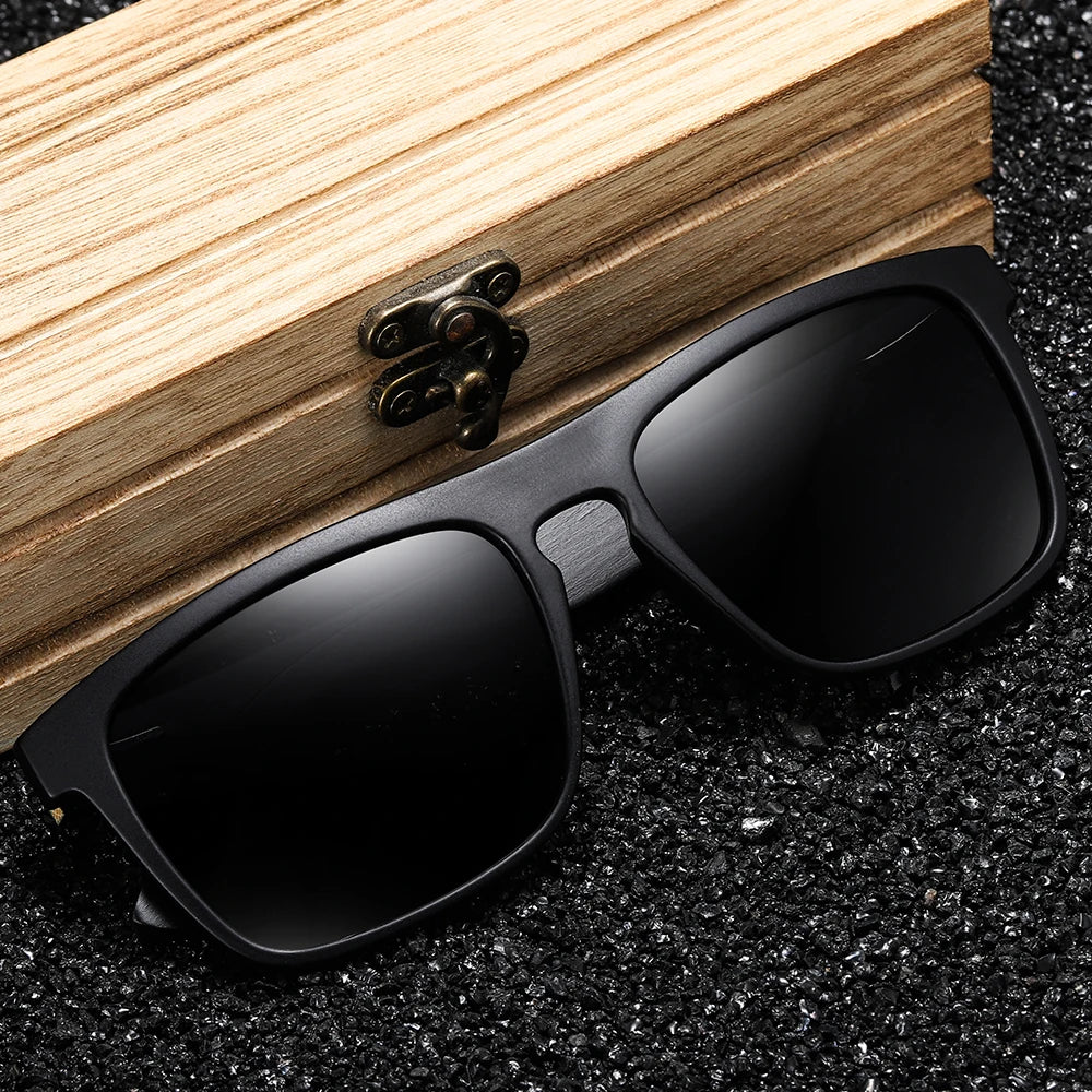 Polarized Bamboo Sunglasses for Men – UV400 Protection | Kazers