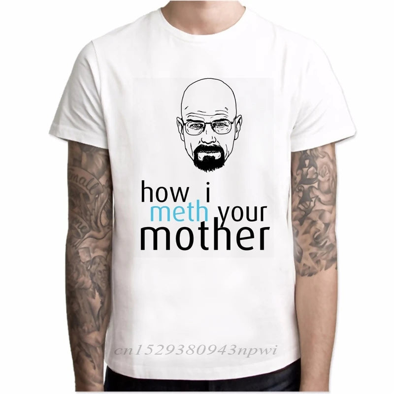 New Arrivals T Shirt Men Fashion printing Breaking Bad I Am The One Who Knocks Heisenberg Men Tee Short Sleeve hipster Tops