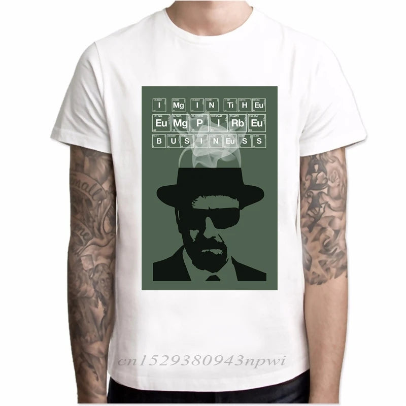 New Arrivals T Shirt Men Fashion printing Breaking Bad I Am The One Who Knocks Heisenberg Men Tee Short Sleeve hipster Tops