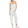 Combinaison Femme Tricot Casual - Pantalon Long Poches Bretelles