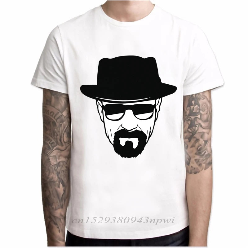 New Arrivals T Shirt Men Fashion printing Breaking Bad I Am The One Who Knocks Heisenberg Men Tee Short Sleeve hipster Tops