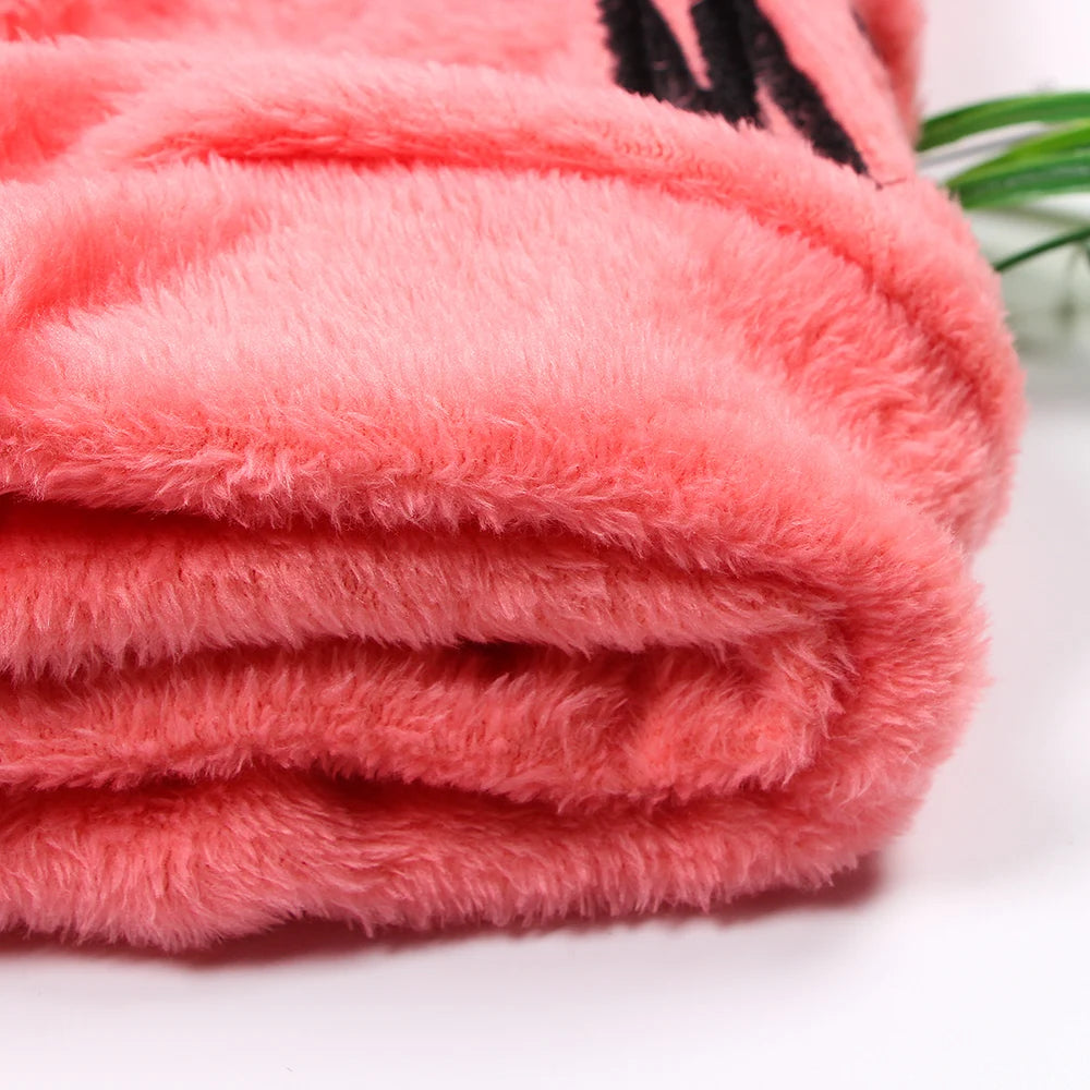 Pyjama Polaire Femme Motif Chat - Ensemble Hiver Chaud