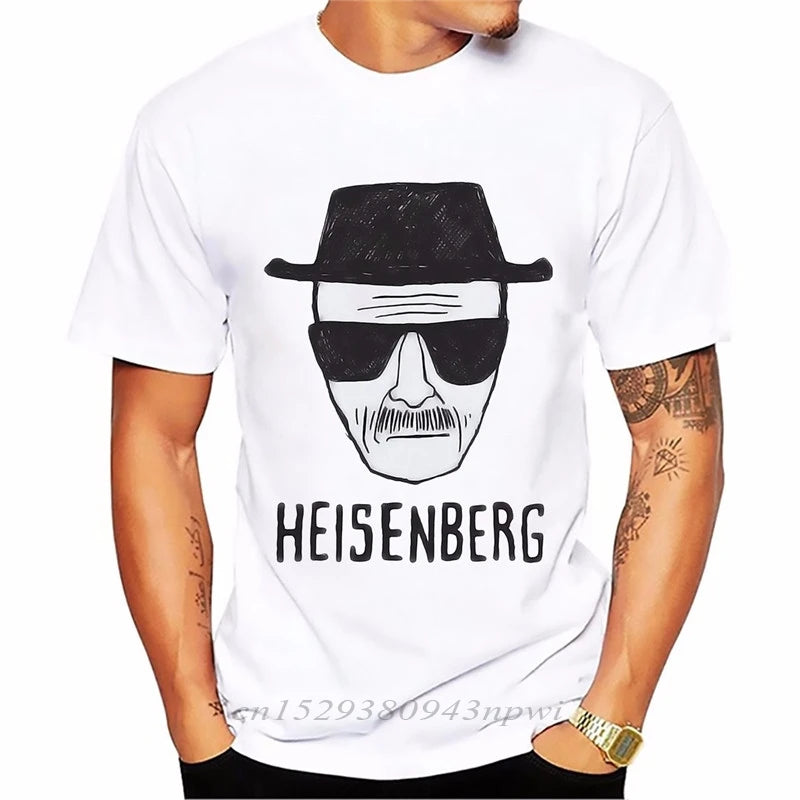 New Arrivals T Shirt Men Fashion printing Breaking Bad I Am The One Who Knocks Heisenberg Men Tee Short Sleeve hipster Tops