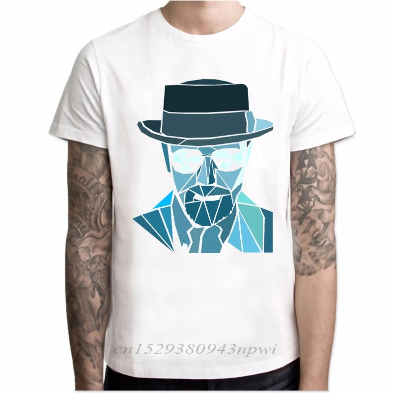 New Arrivals T Shirt Men Fashion printing Breaking Bad I Am The One Who Knocks Heisenberg Men Tee Short Sleeve hipster Tops