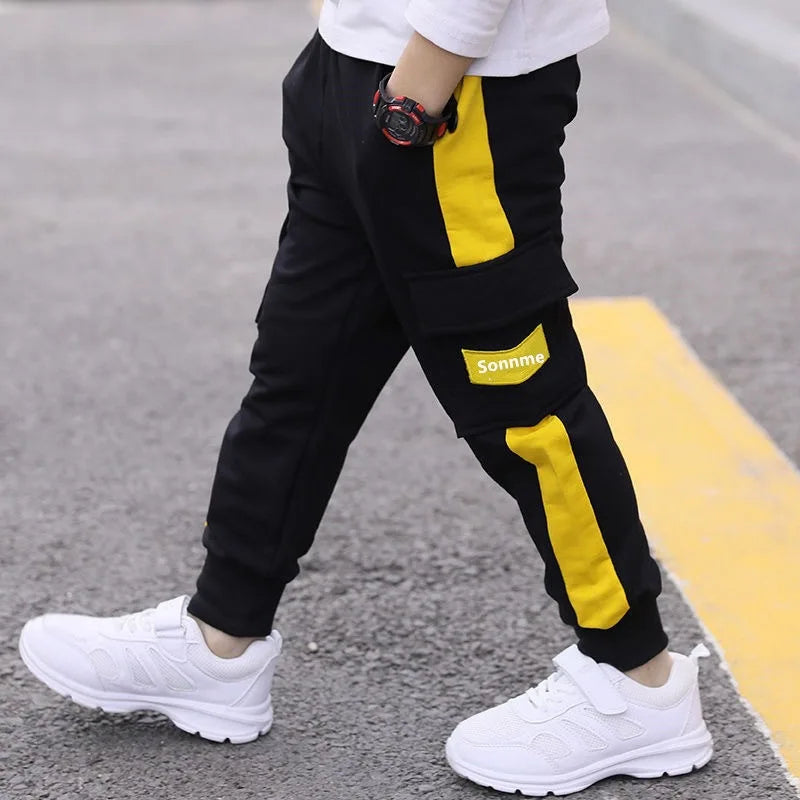 Boys' Cargo Pants – Casual Overalls with Large Pockets | Ages 3-12