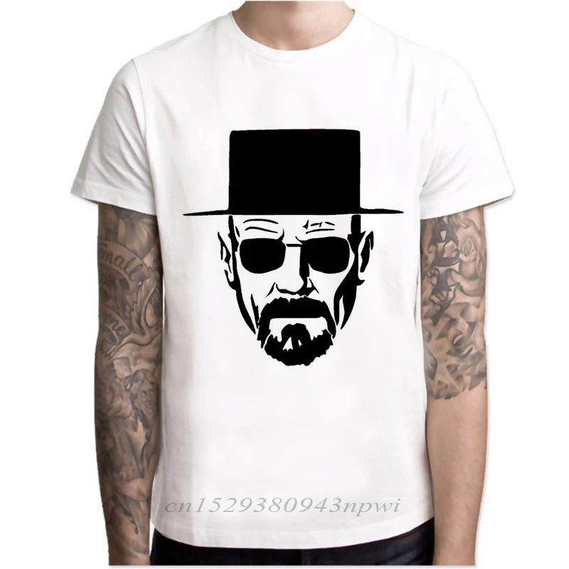 New Arrivals T Shirt Men Fashion printing Breaking Bad I Am The One Who Knocks Heisenberg Men Tee Short Sleeve hipster Tops