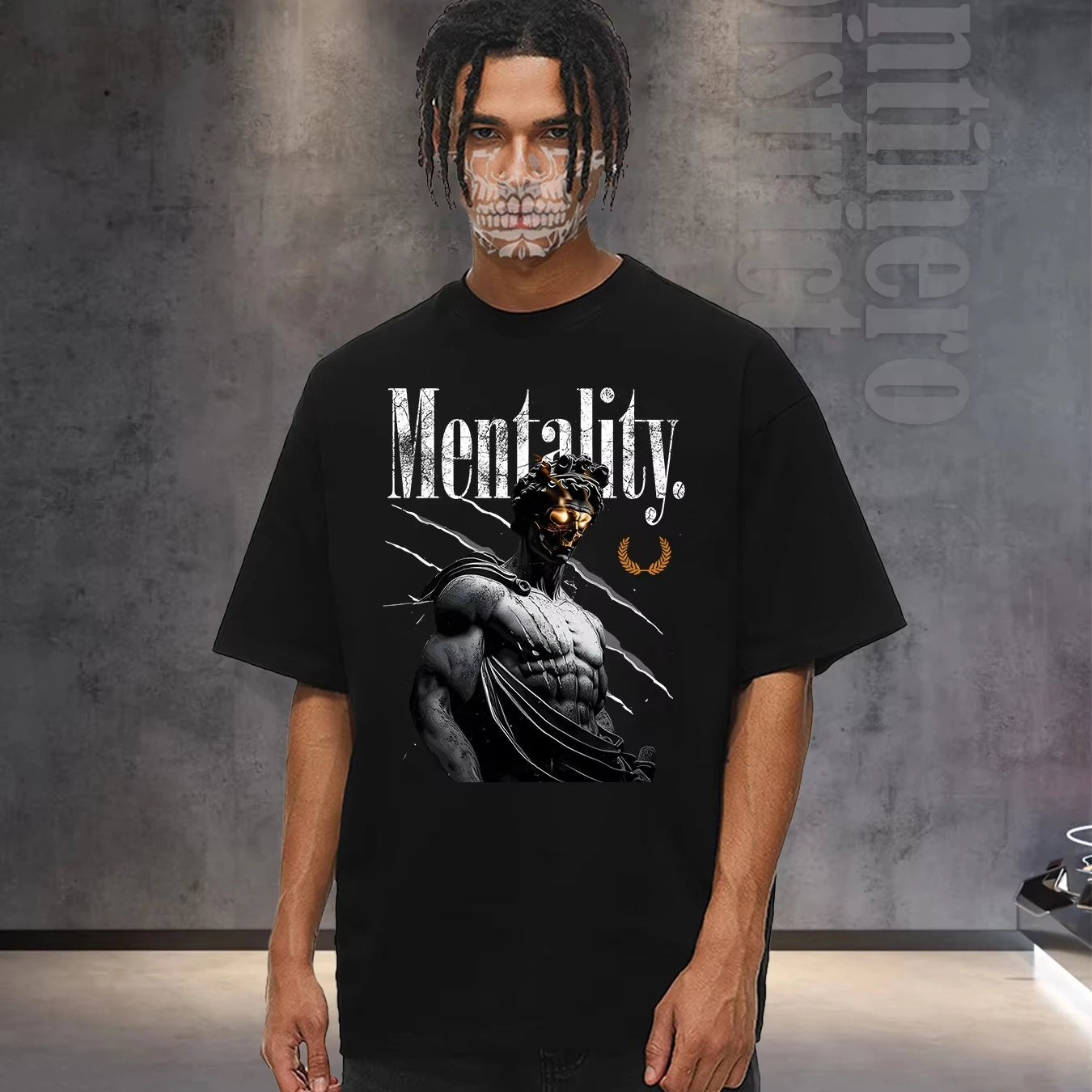 Classic Crew Neck Mens Tee 100% Cotton Oversized Fit 5 Colors Street Style 2025 US Local Stock