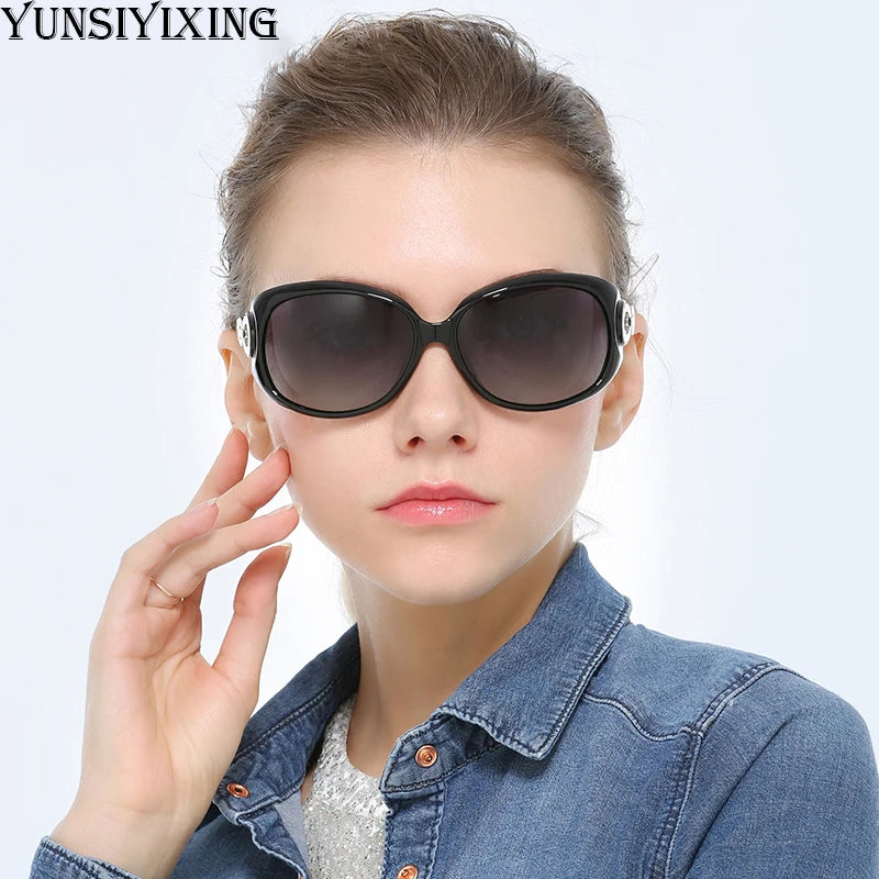 Lunettes de soleil polarisées pour femme – style papillon miroir UV400