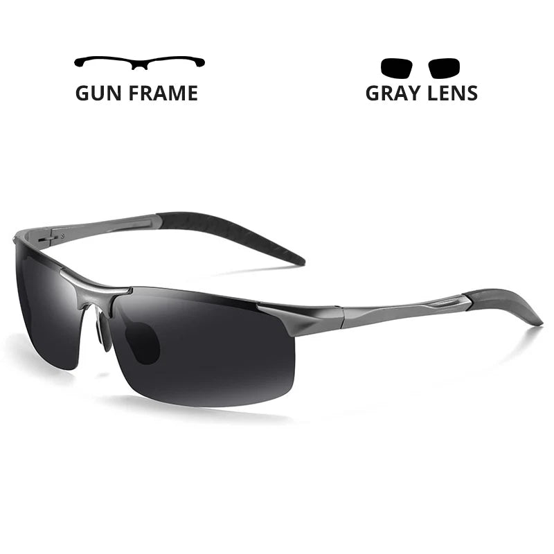 LIOUM Aluminum Polarized Sunglasses — Day & Night Anti-Glare