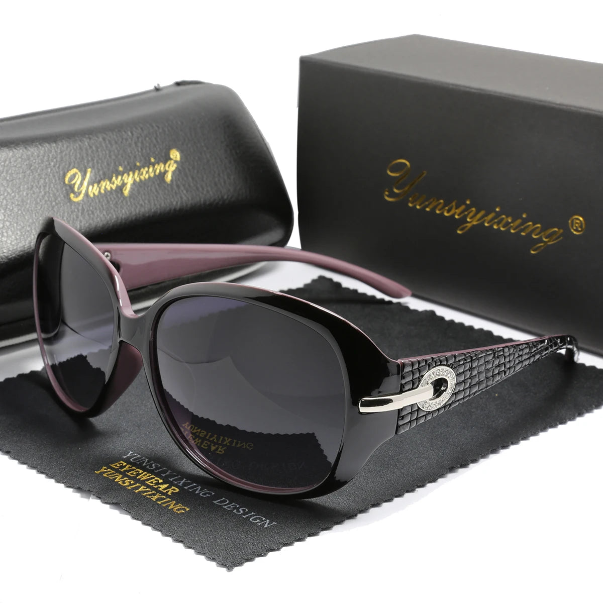 Polarized Women's Sunglasses Brand Designer Sun Glasses Fashion Classic Big Frame Glass Female Vintage Oculos De Sol
