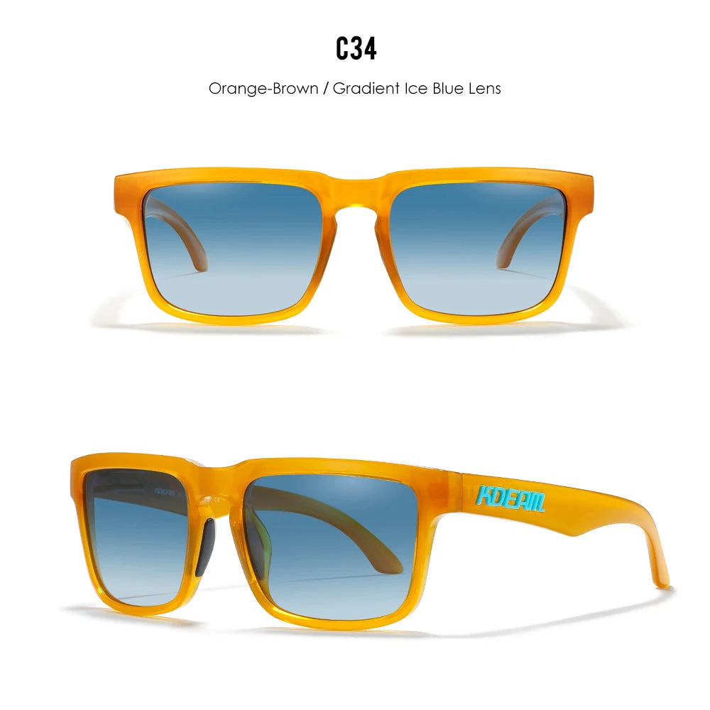 New Arrivals Lifestyle Polarized Sunglasses Square Men's Glasses UV400 Protection With Box