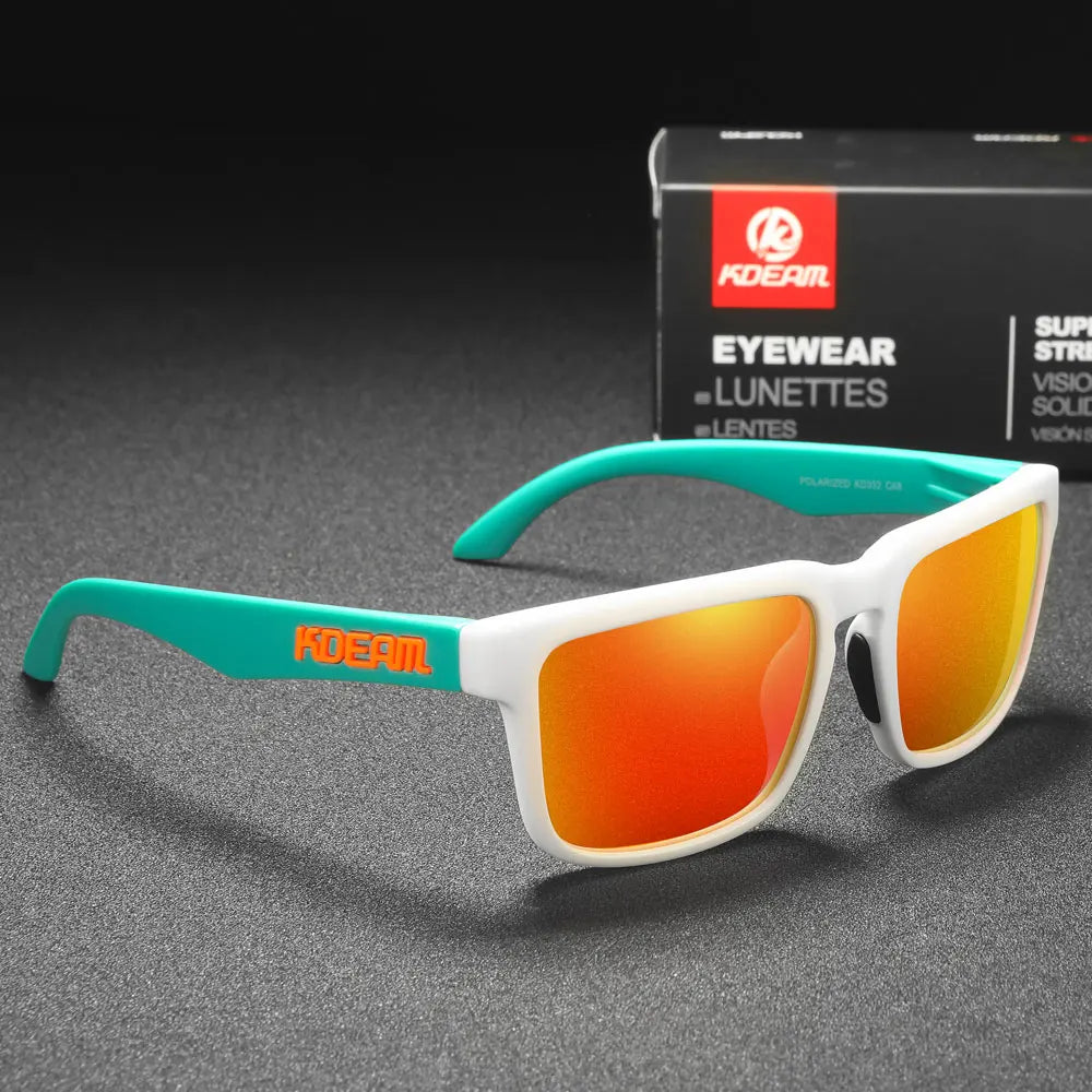 New Arrivals Lifestyle Polarized Sunglasses Square Men's Glasses UV400 Protection With Box