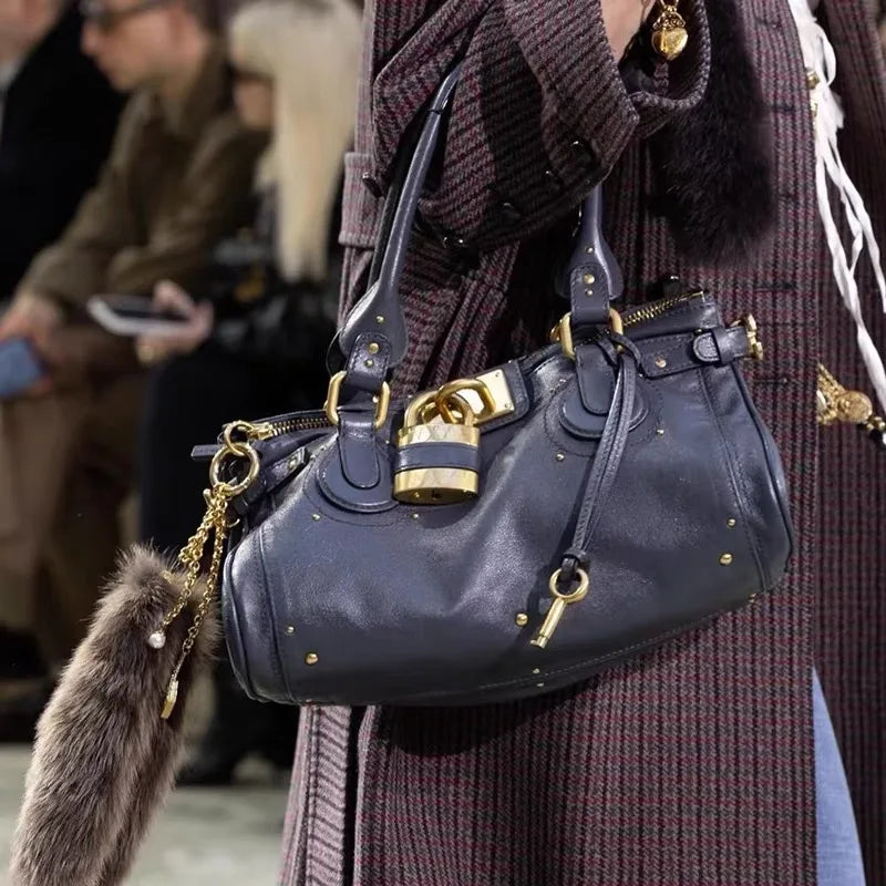Sac Crossbody Vintage à Rivets – Cuir PU Femme