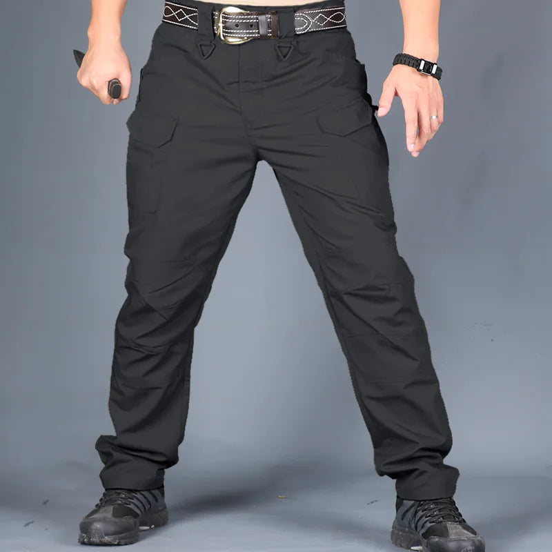 Men's Tactical Cargo Pants – Multi-Pocket Hiking & Combat Plus Size