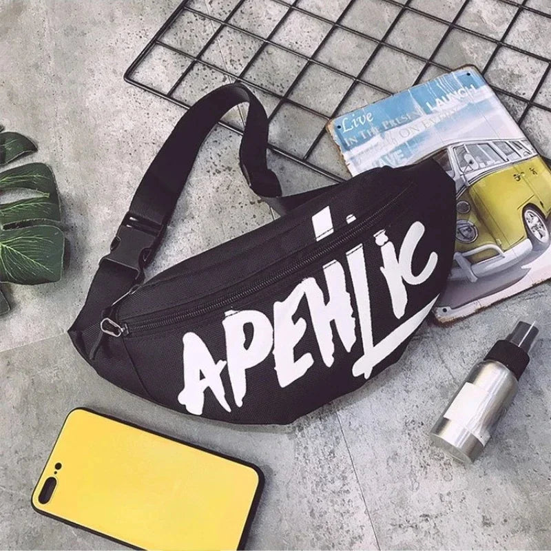 Waist Bag Fanny Pack For Women Men Belt Pouch Male Bum Kangaroo Hip Sack Belly Cross Banana Shoulder Handbag Canguro Bumbag Side