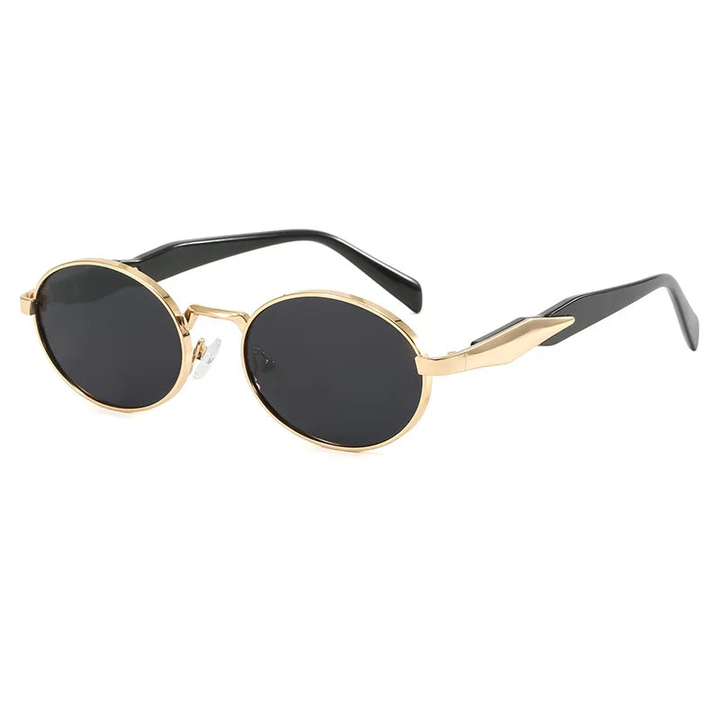 Retro Punk Sunglasses — Women's Oval Frame UV400