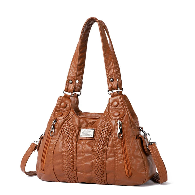 Sac à Main Femme Luxe - Tote Multi-Poches Cuir Synthétique
