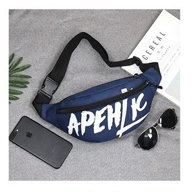 Waist Bag Fanny Pack For Women Men Belt Pouch Male Bum Kangaroo Hip Sack Belly Cross Banana Shoulder Handbag Canguro Bumbag Side