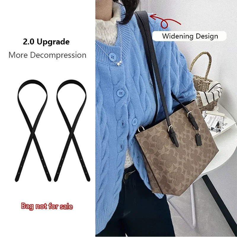 Adjustable Bag Strap For Coach Mollie25 Tote Bag Leather Shoulder Strap Durable Bag Belt Underarm Bag Replacement Accessories