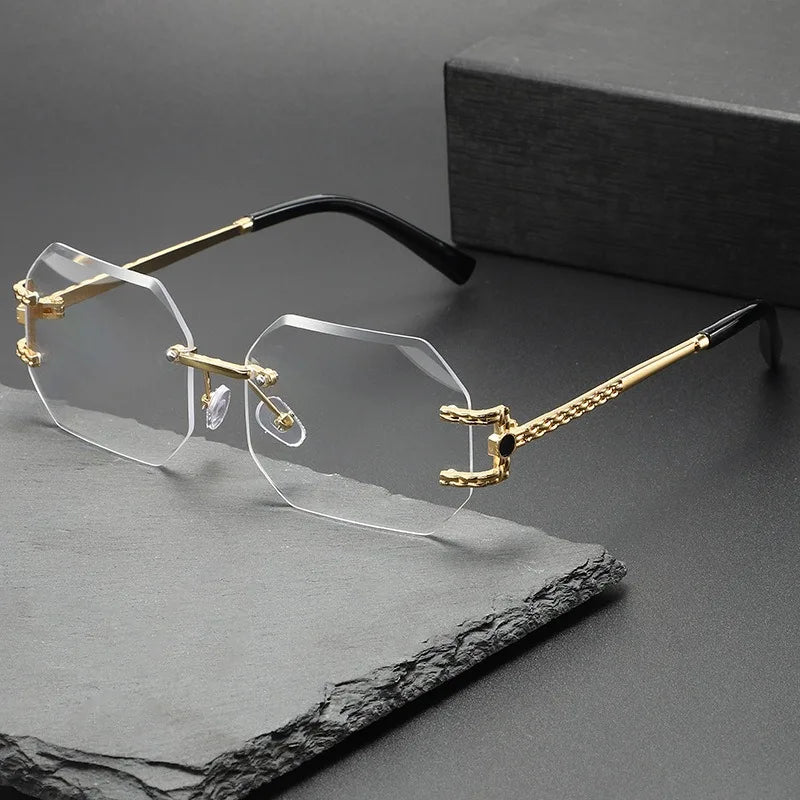 Nouveauté Lunettes de soleil sans monture femme 2026 Tendance Mode Lunettes Protection solaire Luxe Femme Lentes De Sol Mujer Lunette Soleil Femme