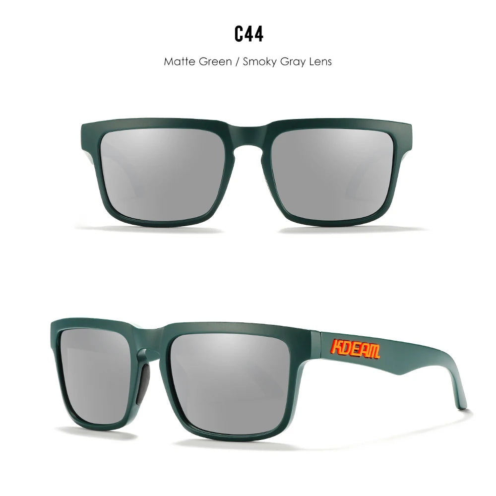 New Arrivals Lifestyle Polarized Sunglasses Square Men's Glasses UV400 Protection With Box