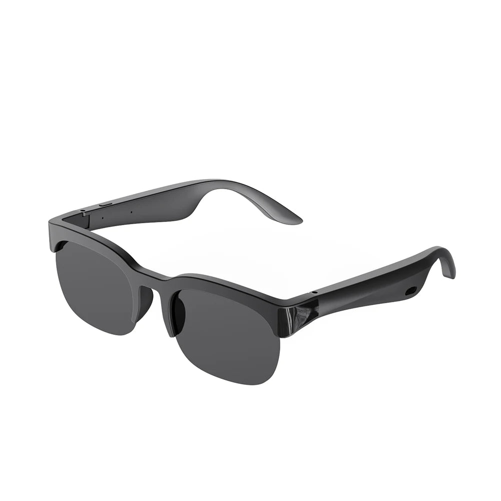 Lunettes de soleil BT avec traducteur IA, musique et appels mains libres, lunettes audio, écouteurs de sport de plein air pour hommes et femmes