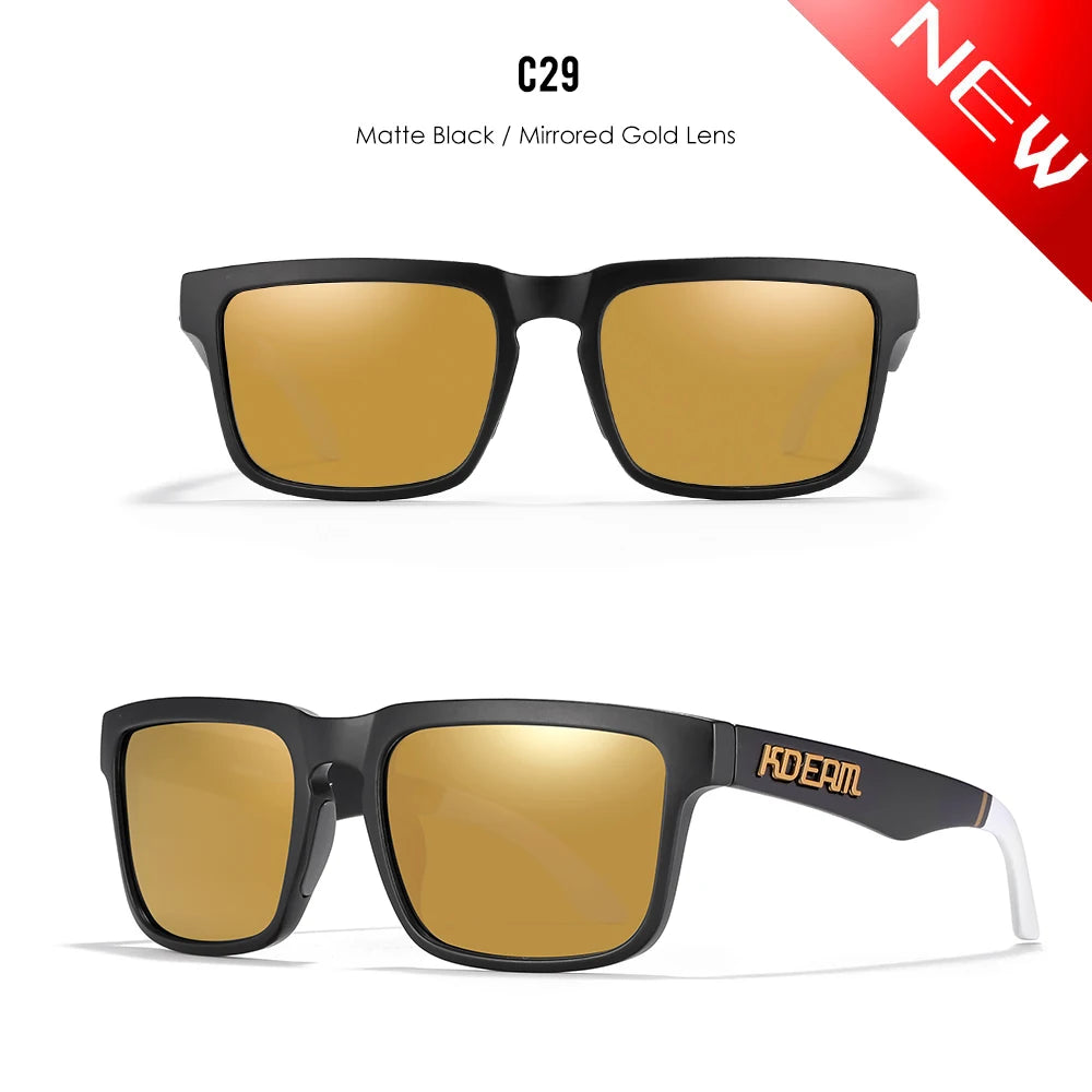 New Arrivals Lifestyle Polarized Sunglasses Square Men's Glasses UV400 Protection With Box