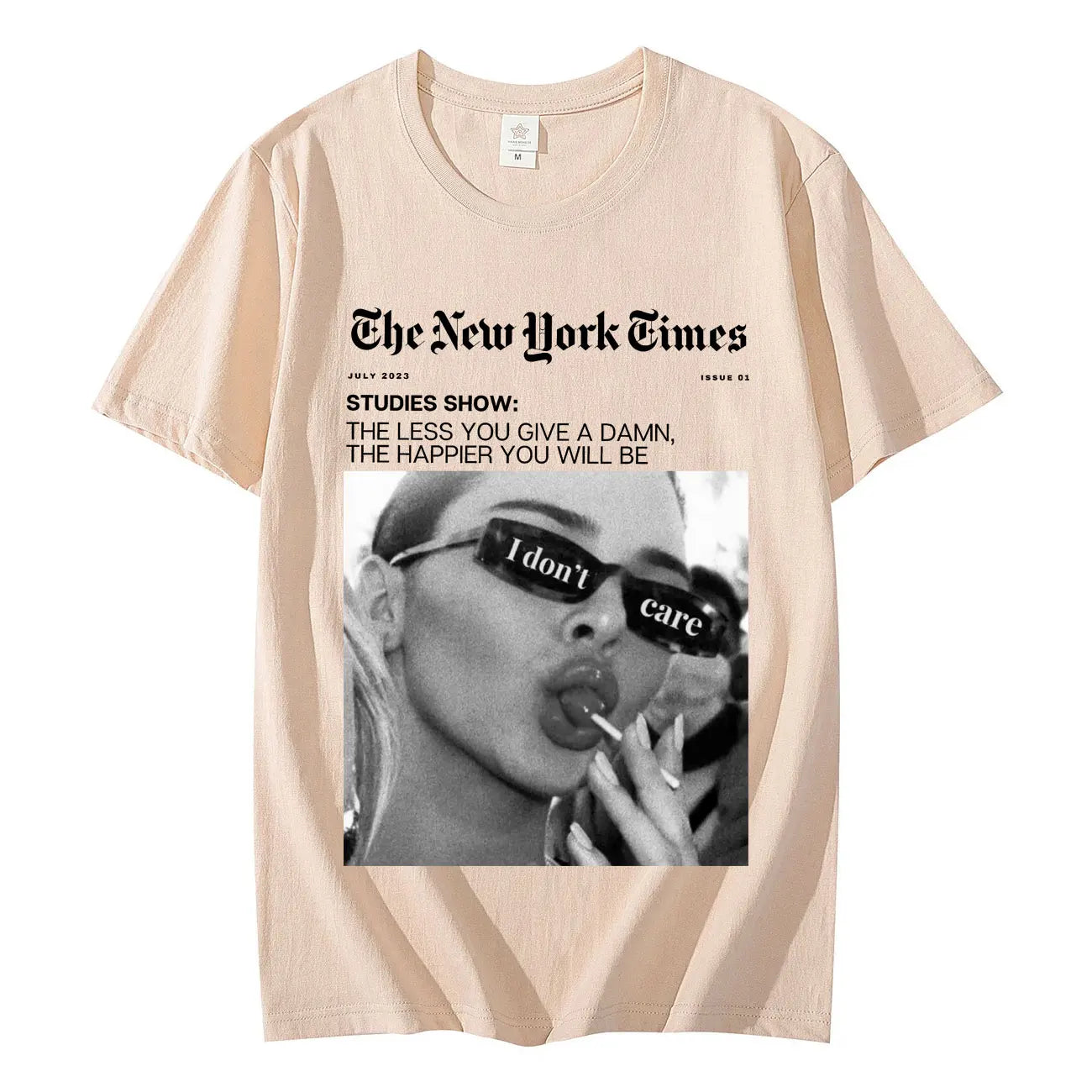 Kendall Jenner Print T-shirt Fashion Vintage Aesthetics Short Sleeve T-shirts Men's Women's Casual Comfort Pure Cotton T Shirts