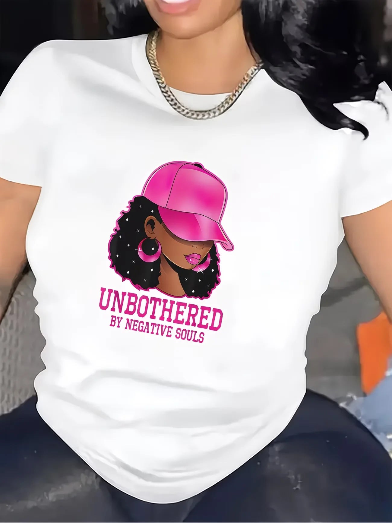 Women's Graphic T-Shirt – Unbothered
