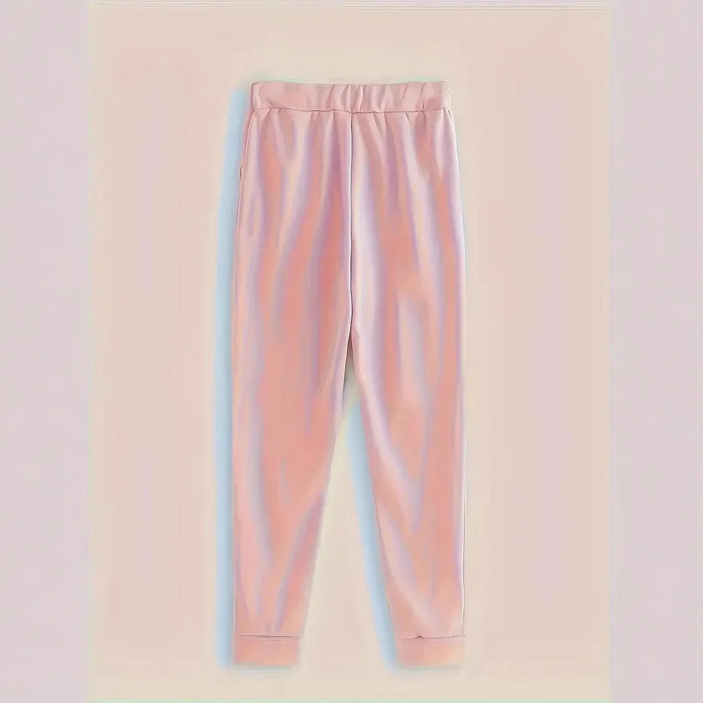 Ensemble Sport Femme Automne - Sweat à Capuche et Pantalon Imprimé