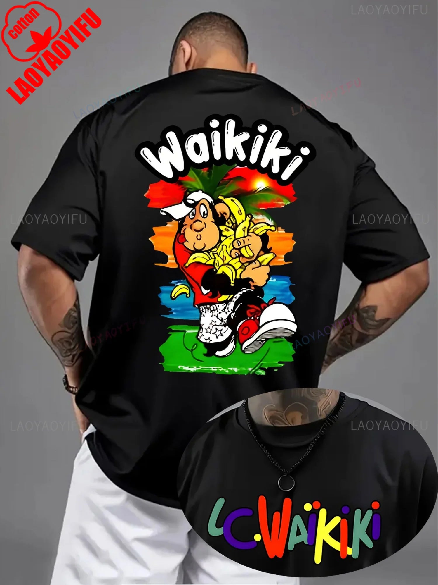 T-shirt Hawaïen Waikiki