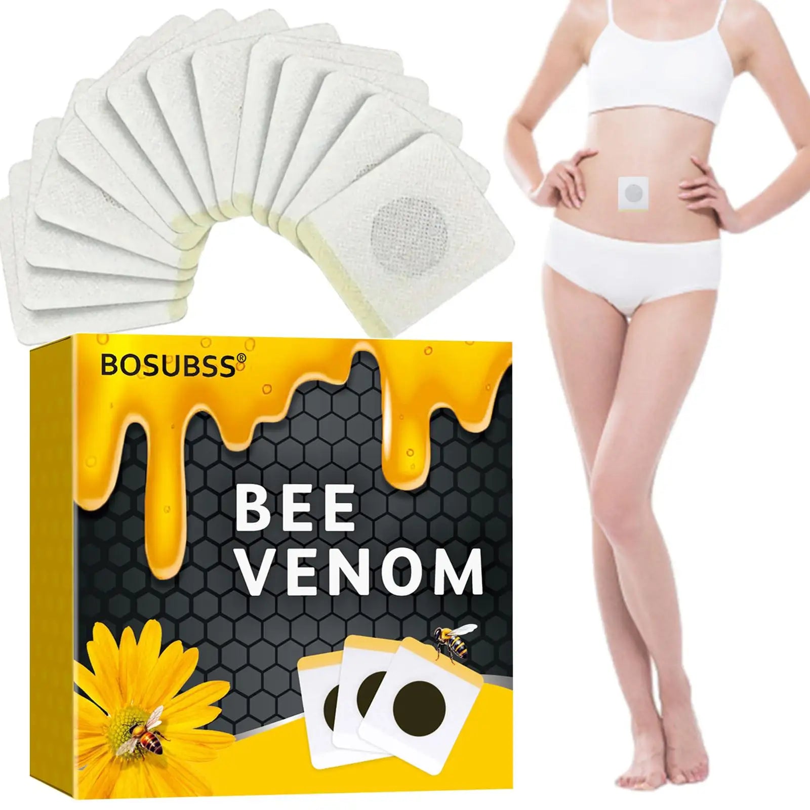 30/20/10 Abdominal Patch - Breathable, Sweatproof, Waterproof Body Care Patch - Natural Abdominal Patch for Abdominal Comfort