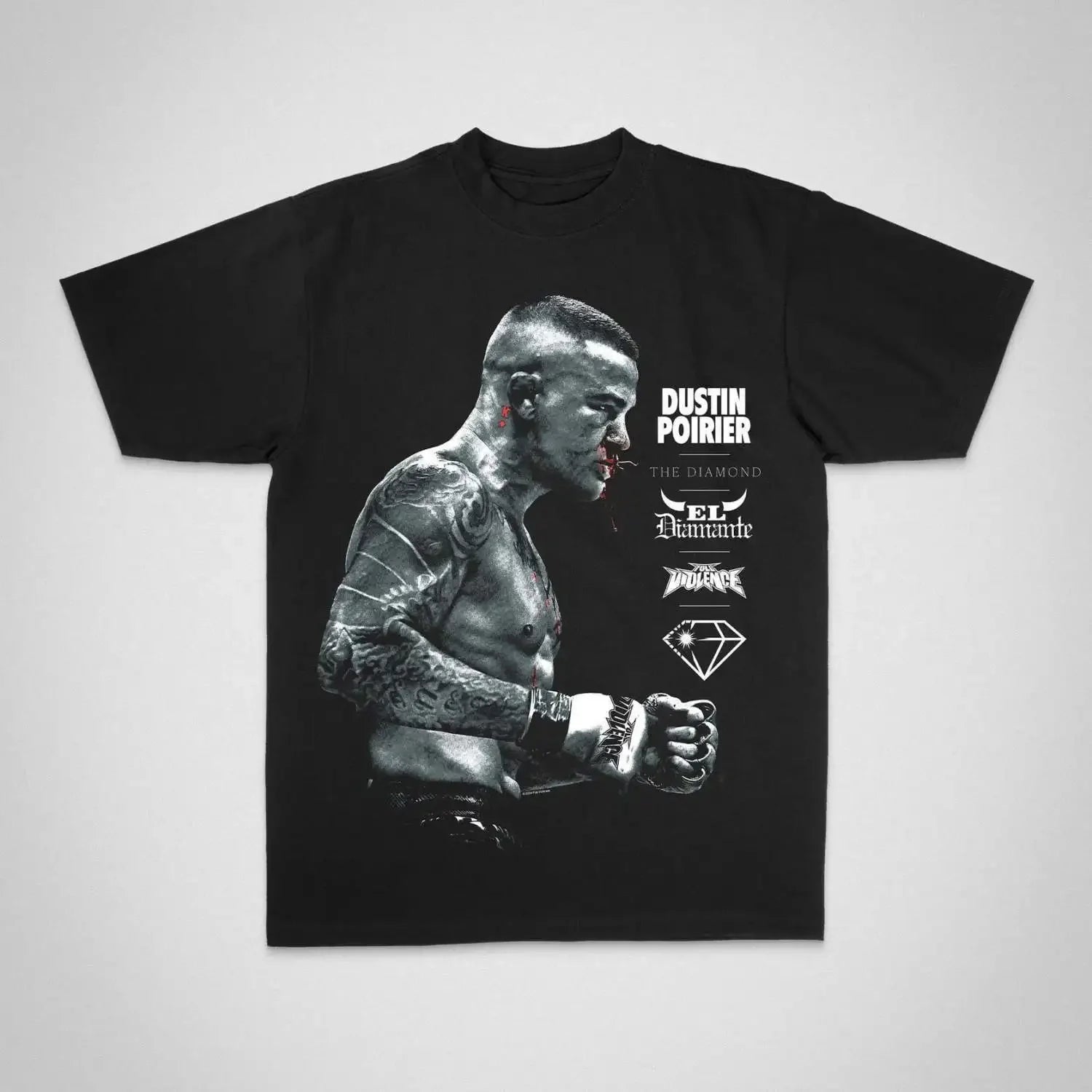 Mixed Martial Arts Diaz Chimaev Poirier Printed Summer Short-Sleeve T-Shirt Casual Style MMA Enthusiast Top