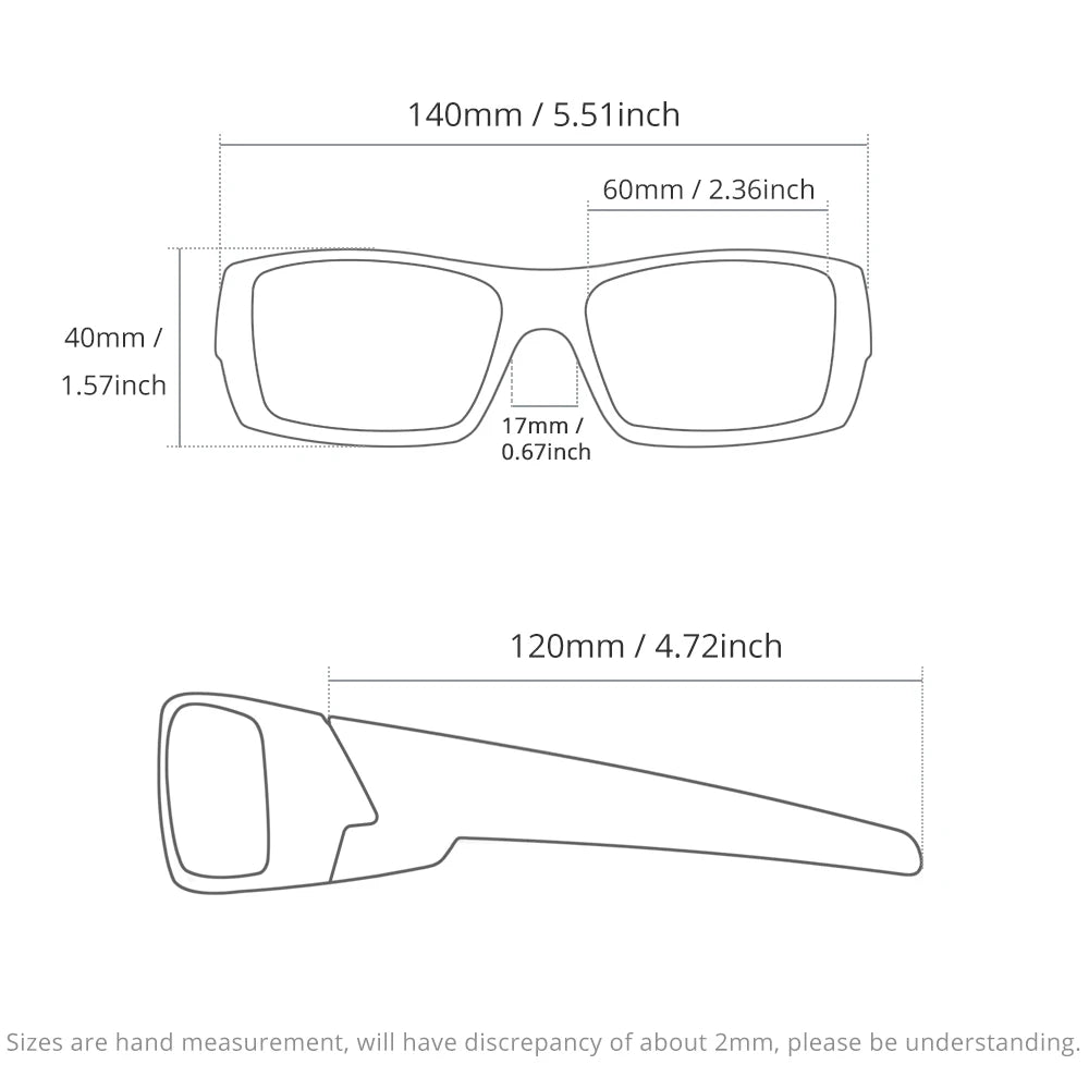 KDEAM Men's Polarized Fishing Sunglasses – UV400 with Zipper Case | Kazers