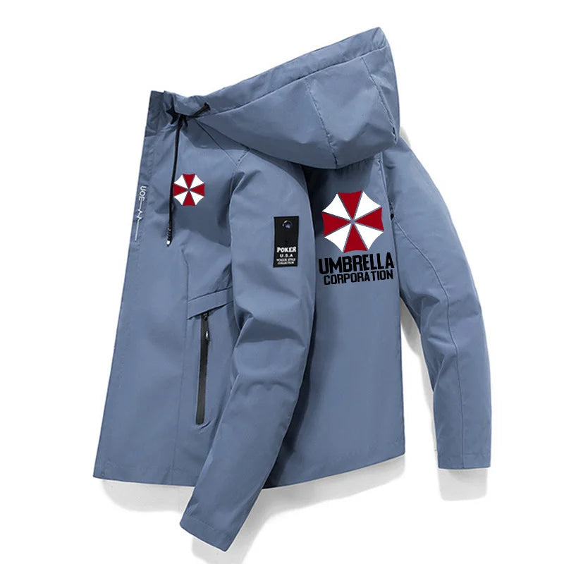 Men's Casual Umbrella Hooded Jacket
