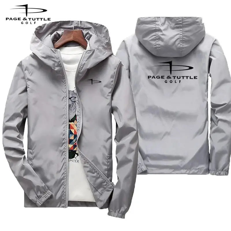 2026 New Fashion Trend Spring And Autumn Slim Fit Zipper Overcoat Windbreaker Men's Hooded Jacket Fallow Men Coat