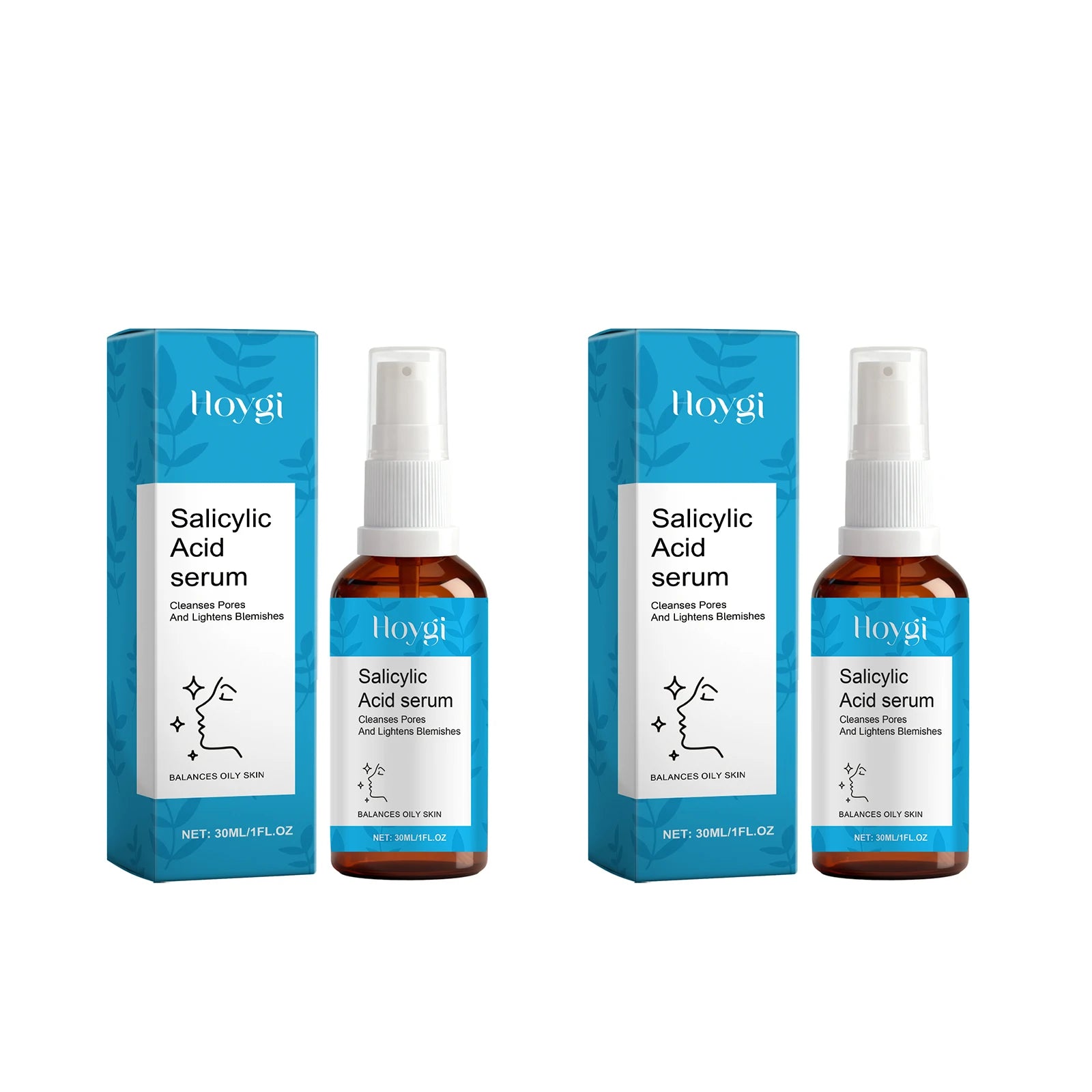 Salicylic Acid Serum Hyaluronic Deeply Cleansing Pore Oil Balancing Moisturizing Soothing Lightweight Non Greasy Facial Essences