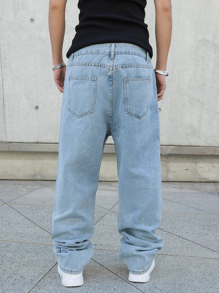 Baggy Jeans for Men Streetwear – Wide Fit Y2K