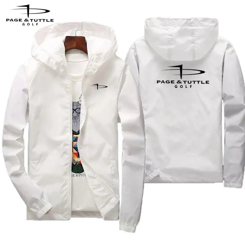 2026 New Fashion Trend Spring And Autumn Slim Fit Zipper Overcoat Windbreaker Men's Hooded Jacket Fallow Men Coat