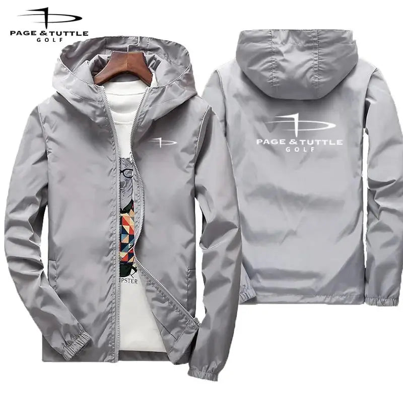 2026 New Fashion Trend Spring And Autumn Slim Fit Zipper Overcoat Windbreaker Men's Hooded Jacket Fallow Men Coat