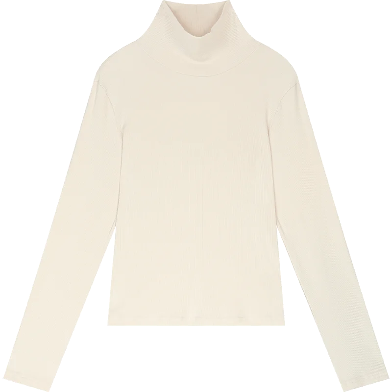 Pull Col Roulé Femme – Maille Douce Slim Fit, Automne-Hiver