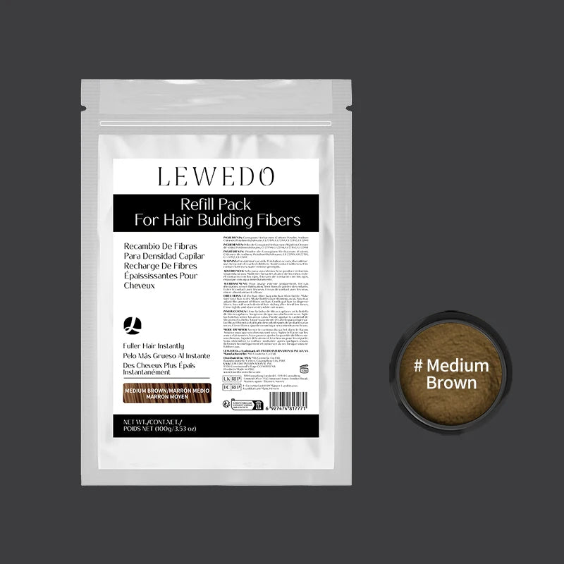 Poudre Densifiante Naturelle Kératine Anti-Calvitie -Fibres Capillaires 100g