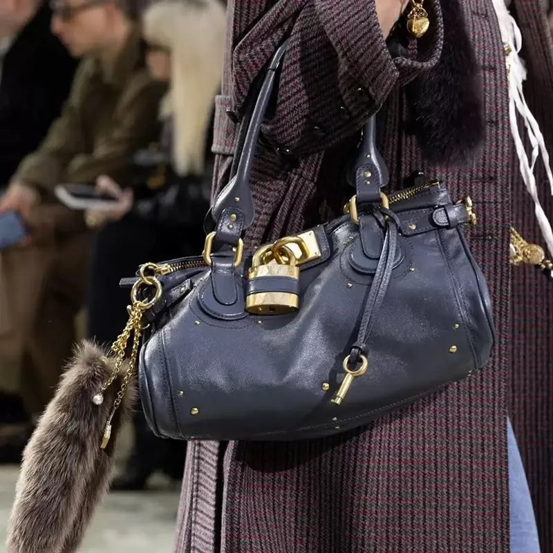 Sac Crossbody Vintage à Rivets – Cuir PU Femme