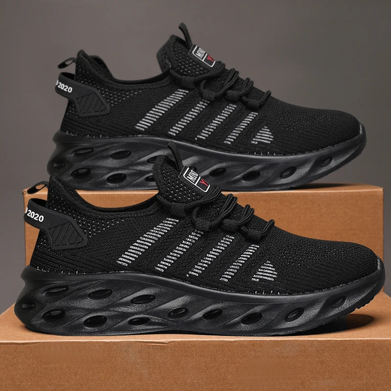 Sneakers Running Unisexe Respirantes - Jaune