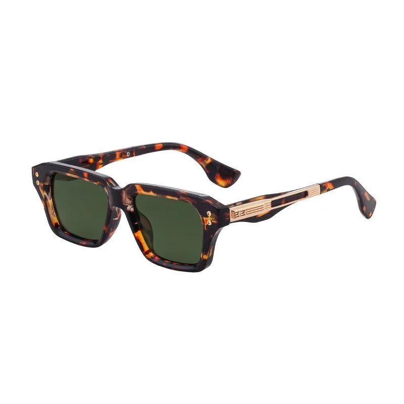 Square Rivet Sunglasses — Vintage Unisex UV400