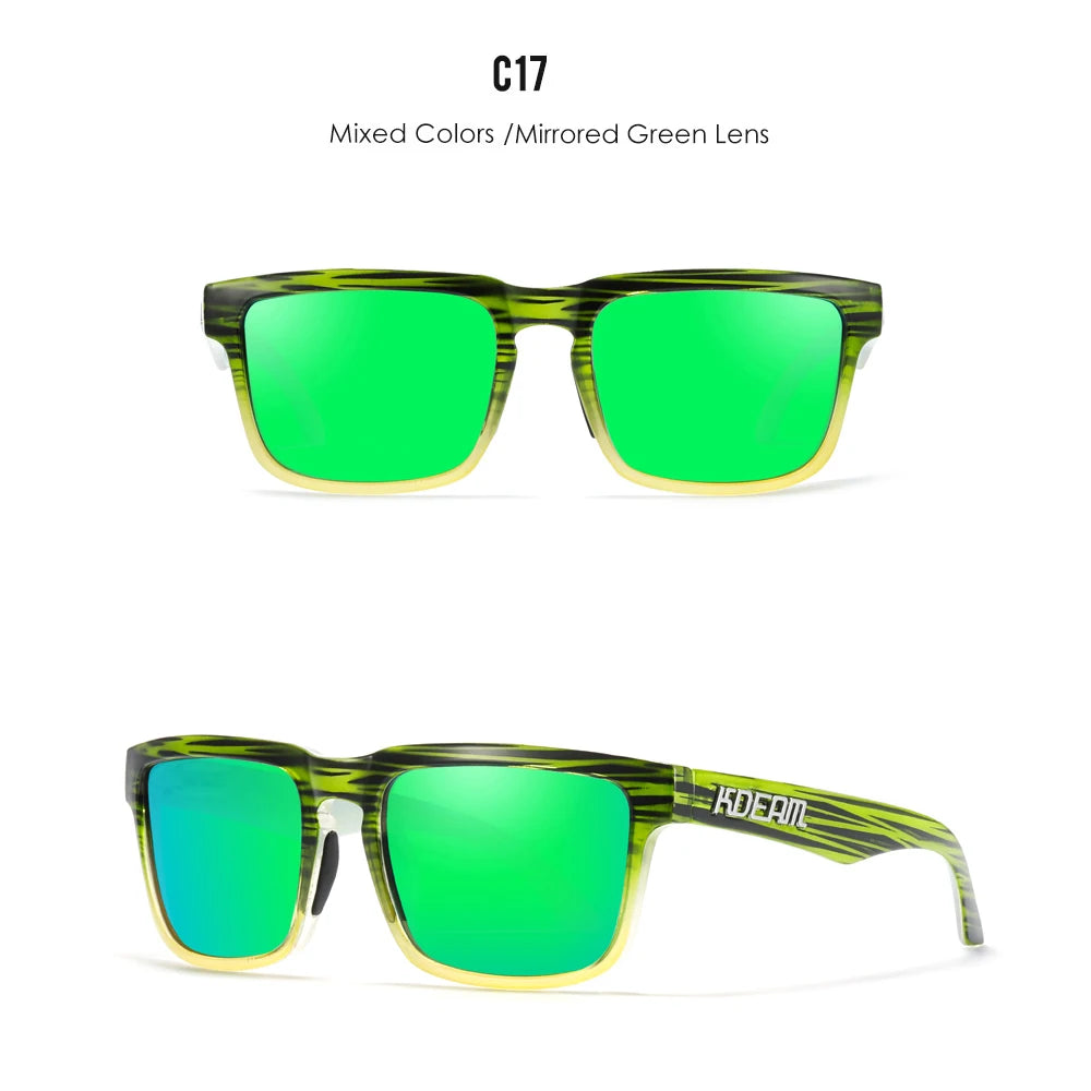 New Arrivals Lifestyle Polarized Sunglasses Square Men's Glasses UV400 Protection With Box