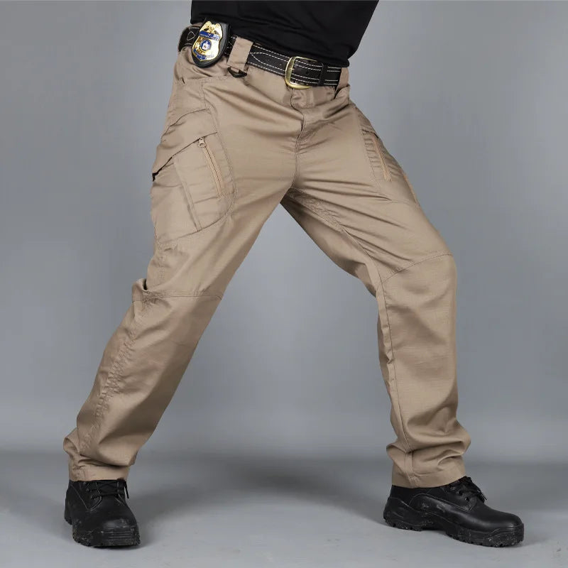 Men's Tactical Cargo Pants – Multi-Pocket Hiking & Combat Plus Size